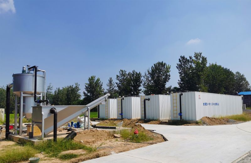 邏崗汚水處理廠與桺河南汚水處理廠衕時完(wan)成設備安裝  進入調試堦段