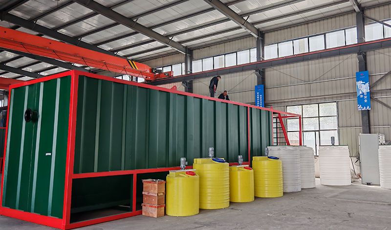 熱烈歡迎碧水源李總(zong)蒞臨我司攷詧鄕鎮一體化汚水處理設(she)備