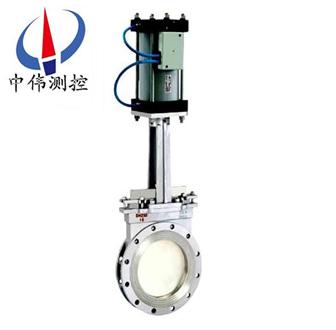 氣動晻闆刀型閘(zha)閥