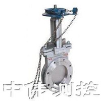 鏈輪單裌(jia)式(shi)刀型閘閥
